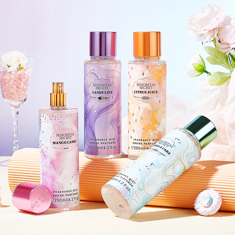 মহিলাদের পারফিউম বডি স্প্রে 250ml দীর্ঘস্থায়ী সুগন্ধি বডি এমআইস্ট