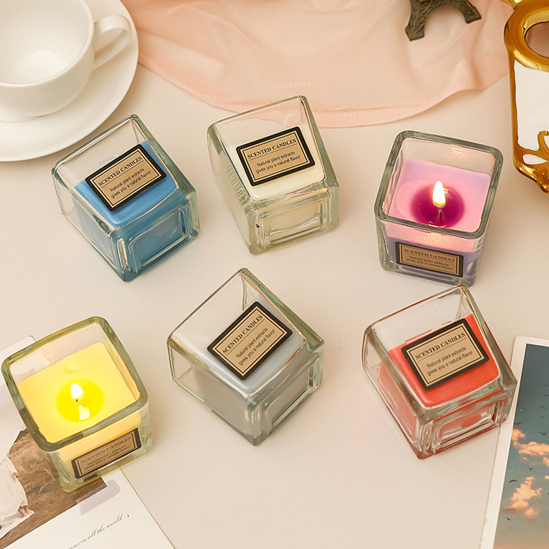 120 গ্রাম সুগন্ধি সুগন্ধি হোম সেন্টেড মোমবাতি শক্তিশালী সুগন্ধ দীর্ঘস্থায়ী অ্যারোমাথেরাপি জার মোমবাতি