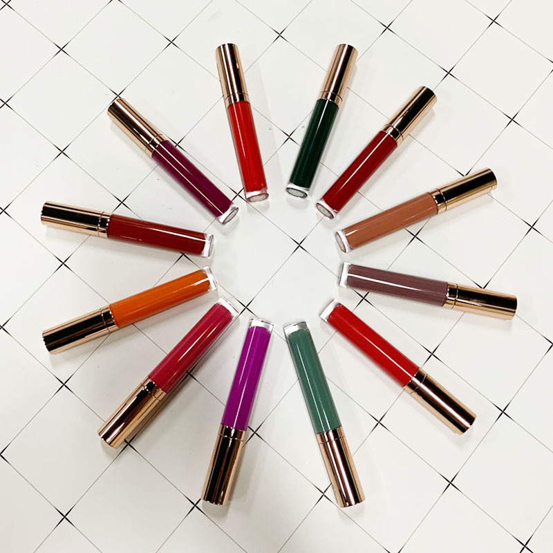 প্রসাধনী তৈরি করুন লিপ গ্লস নো লেবেল লিকুইড ম্যাট লিপস্টিক লিপ গ্লস ৩০ রঙ